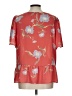 Apt. 9 100% Polyester Red Short Sleeve Blouse Size L - photo 2