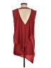 BCBGMAXAZRIA Red Sleeveless Top Size S - photo 2