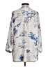 Gibson Latimer 100% Polyester Print Ivory 3/4 Sleeve Blouse Size S - photo 2