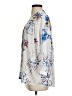 Gibson Latimer 100% Polyester Print Ivory 3/4 Sleeve Blouse Size S - photo 5