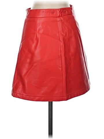 French Connection Faux Leather Skirt (view 1)
