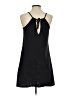 Unbranded Solid Black Casual Dress Size S - photo 2