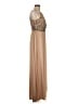 BHLDN 100% Polyester Tan Cocktail Dress Size 6 - photo 4