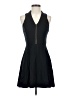 Express Solid Black Cocktail Dress Size XS - photo 1