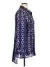 Samuel Dong 100% Cotton Blue Long Sleeve Blouse Size XL - photo 4