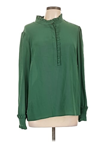 Boden Long Sleeve Silk Top (view 1)