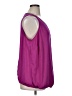 Jennifer Lopez 100% Polyester Purple Sleeveless Blouse Size 1X - photo 4