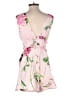 Express 100% Polyester Floral Pink Romper Size XS - photo 2