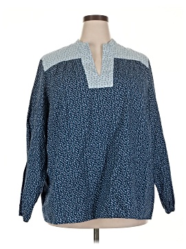 Lands' End 3/4 Sleeve Blouse