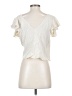 Leith Ivory Short Sleeve Top Size XS - photo 2