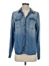Splendid 100% Lyocell Blue Long Sleeve Button-Down Shirt Size S - photo 1