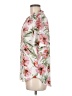 T Tahari 100% Polyester Floral Pink Short Sleeve Blouse Size M - photo 5