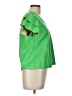 Dolce Cabo Green Short Sleeve Blouse Size L - photo 4