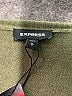 Express 100% Acrylic Solid Green Pullover Sweater Size M - photo 7