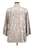 I.N. Studio 100% Polyester Silver Poncho Size 1X - photo 2