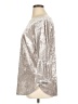 I.N. Studio 100% Polyester Silver Poncho Size 1X - photo 5
