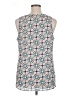 Van Heusen 100% Polyester Teal Sleeveless Blouse Size XL - photo 2