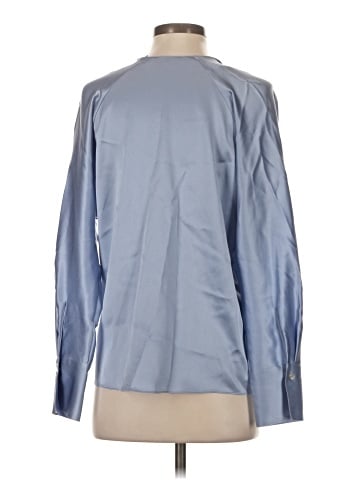 Vince. Long Sleeve Silk Top (view 2)