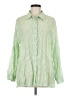 Wild Pony 100% Polyester Green 3/4 Sleeve Blouse Size M - photo 1