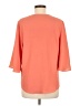 Unbranded 100% Polyester Orange 3/4 Sleeve Blouse Size M - photo 2
