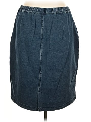 Quacker Factory Denim Skirt (view 2)