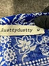 Rusttydustty 100% Viscose Blue Kimono Size M - photo 7
