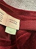 Saturday Sunday Burgundy Pullover Sweater Size S - photo 7
