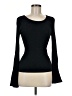Milly Black Long Sleeve Top Size M - photo 1