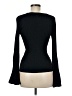 Milly Black Long Sleeve Top Size M - photo 2