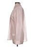 Express Outlet 100% Polyester Metallic Pink Long Sleeve Blouse Size L - photo 5