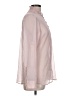 Express Outlet 100% Polyester Metallic Pink Long Sleeve Blouse Size L - photo 4
