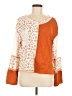 Shein Orange 3/4 Sleeve Blouse Size 6 - photo 1