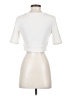 Express Ivory White Short Sleeve Top Size S - photo 2