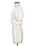 Express Ivory White Short Sleeve Top Size S - photo 5