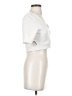 Express Ivory White Short Sleeve Top Size S - photo 4