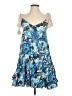 Rhode 100% Cotton Paisley Blue Cocktail Dress Size S - photo 1
