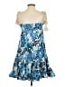 Rhode 100% Cotton Paisley Blue Cocktail Dress Size S - photo 2