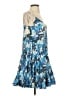 Rhode 100% Cotton Paisley Blue Cocktail Dress Size S - photo 4