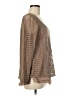 Venus 100% Polyamide Brown Long Sleeve Blouse Size M - photo 4