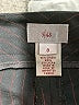 5/48 Chevron-herringbone Black Wool Pants Size 8 - photo 7