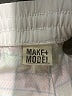 Make + Model 100% Polyester Plaid Yellow Shorts Size S - photo 3
