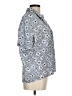 Diane von Furstenberg Paisley Blue Short Sleeve Blouse Size M (estimated) - photo 4