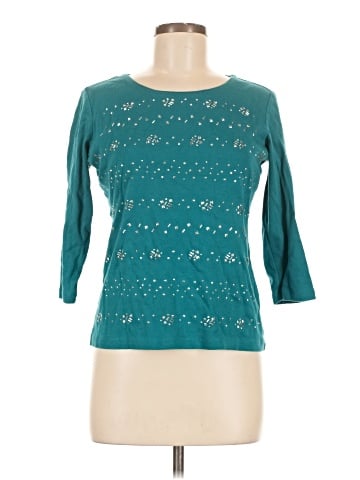 Karen Scott 3/4 Sleeve T-Shirt (view 1)