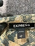 Express 100% Nylon Snake Print Gold Sleeveless Blouse Size L - photo 7