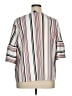 Worthington Stripes Ivory 3/4 Sleeve Blouse Size 1X - photo 2