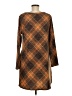 Versona Argyle Brown Casual Dress Size M - photo 2