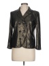 Diane von Furstenberg 100% Polyester Metallic Gold Blazer Size 12 - photo 1
