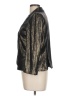Diane von Furstenberg 100% Polyester Metallic Gold Blazer Size 12 - photo 5