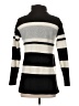 Talbots Stripes Gray Turtleneck Sweater Size XS - photo 2