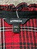 Express Plaid Red Long Sleeve Button-Down Shirt Size XS - photo 7